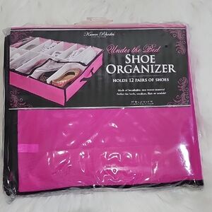 Pink Shoe Organizer
